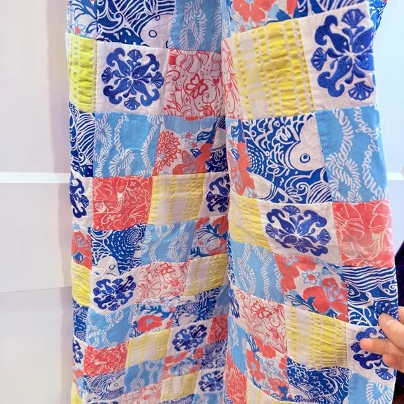 Lilly Pulitzer Patchwork Blanket or Tablecloth - Picture 7 of 11